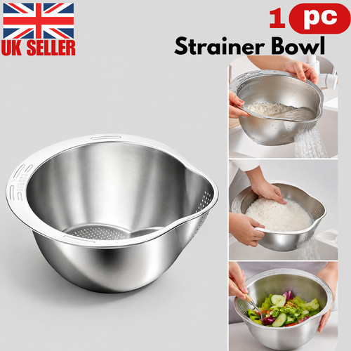 Stainless steel rice washer - rice,