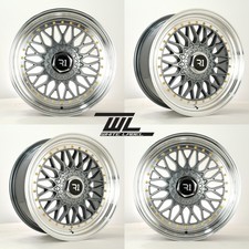 White Label SRXX 17" 7.5" Alloys 4x100 et30 Fits VW GOLF MK2 3 POLO CIVIC MX5 RS