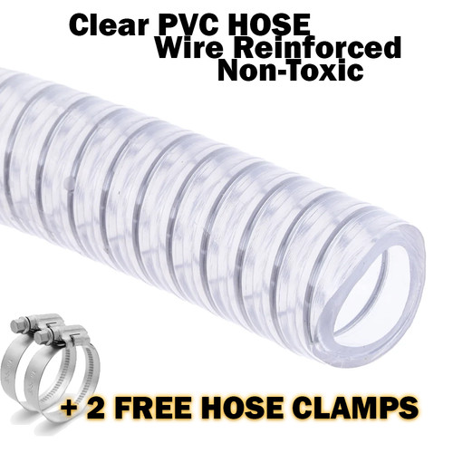 Pvc hose clear wire - hose,