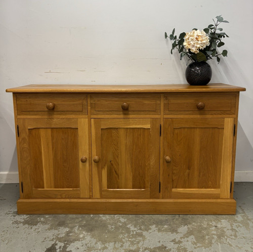 Solid pine sideboard cabinet - pine,