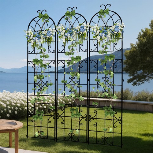 220cm tall metal garden - tall,