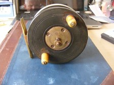 Vintage Slater/Heaton?, 3 1/2", Pioneer. Centre Pin Fishing Reel. Ebonite,