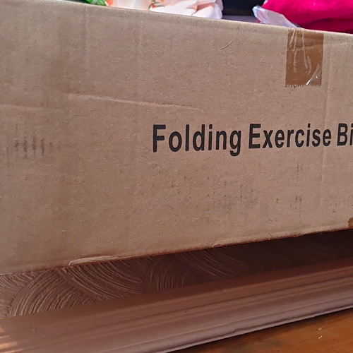 Folding exercise bike - folding,
