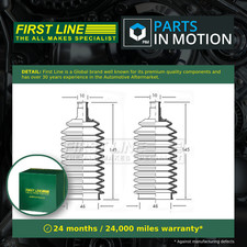 Steering Rack Boot fits MG MGB GT 1.8 62 to 80 Gaiter Bellow Firstline 17H6569