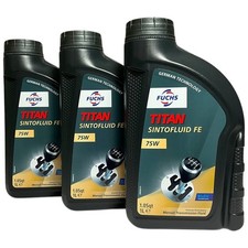 Vauxhall M32 6 Speed Manual Gearbox Oil Service Kit Fuchs Sintofluid 75W FE 3 LT