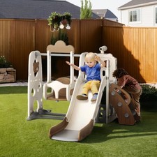 3-in-1 Slide and Swing Set