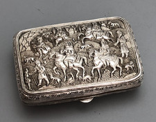 Antique Eastern SIlver Cigarette Case 100g ILZX