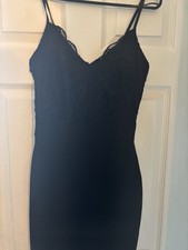 Lipsy Black Lace Detail Dress