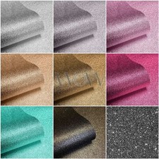 SPARKLE GLITTER WALLPAPER MURIVA FEATURE WALL - PINK GOLD SILVER BLACK TEAL