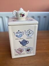 Ringtons Wade tea caddy  Ceramic The Heritage Collection teapot design