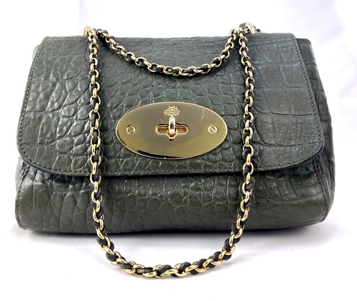 Mulberry croc embossed lily - mulberry,