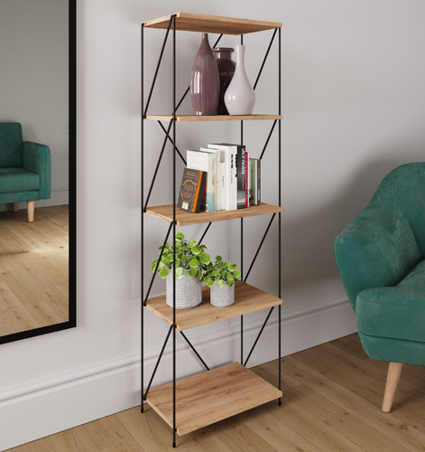 Tall industrial bookcase - tall,