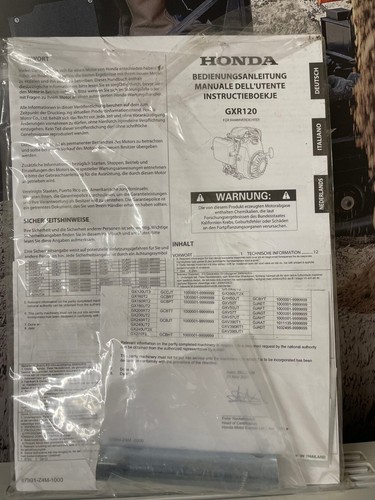 Honda gxr120 manual - gxr120,