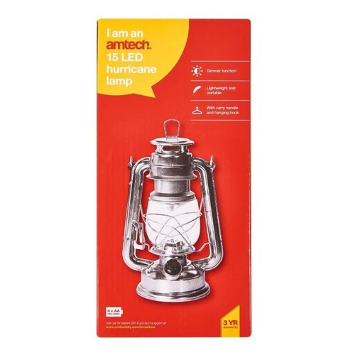 Led hurricane lamp - lamp, light