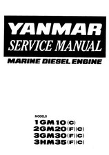YANMAR 1GM10 2GM20 3GM30 3HM35 MARINE DIESEL ENGINE SERVICE MANUAL REPRINTED