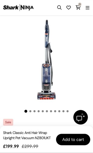 Shark corded upright - upright, vacuum
