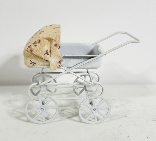 Vtg baby doll pram carriage - pram,