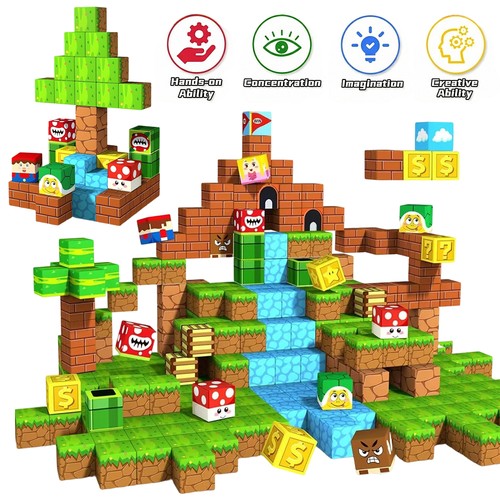 Magnetic building blocks 54pcs - magnetic,