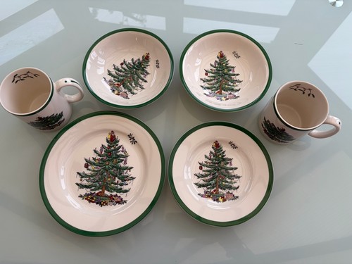 Spode christmas tree crockery - spode,