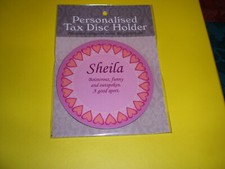 TAX DISC  HOLDER......( MAGNETIC ).....( SHEILA )  ..