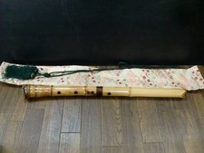 Shakuhachi Japanese Bamboo Flute Woodwind Instrument 560mm #S-0472