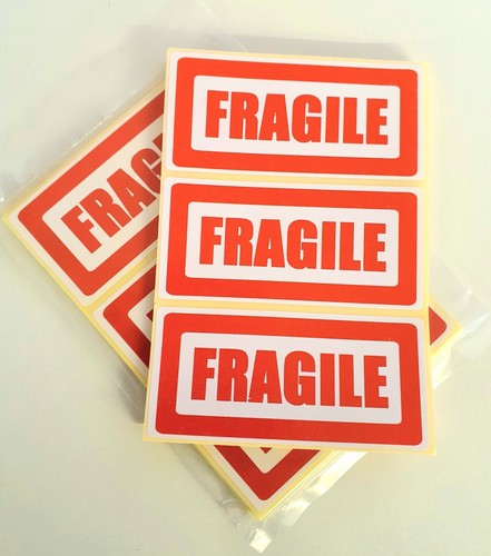 Fragile parcel labels - 48,