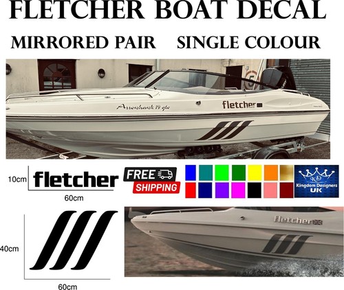 Gto fletcher boats - decal, cut