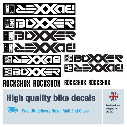 Rockshox boxxer fork - boxxer, decals