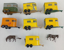 Vintage Matchbox Series "Pony Trailer" No 43 by Lesney England LOT of 7 FREEPOST