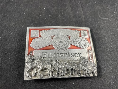 Vintage budweiser belt buckle - vintage,