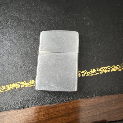 Zippo lighter plain silver - lighter~plain,