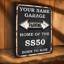 HONDA SS50 Parking Sign
