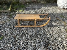 Vintage Wooden Sleigh / Sledge