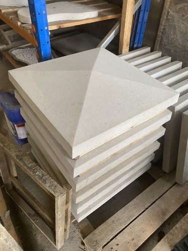 New smooth concrete pier - new,