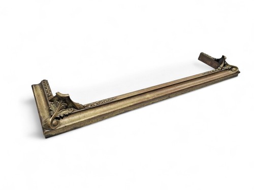 Antique brass fireplace - antique,