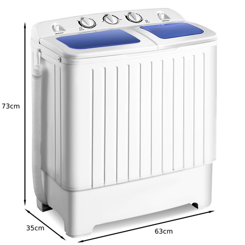 Gymax twin tub washing - tub, machine