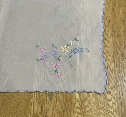 Vintage sheer white - sheer, tablecloth