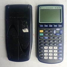 TEXAS INSTRUMENTS TI-83 Plus Graphing Calculator with cover. Good used condition