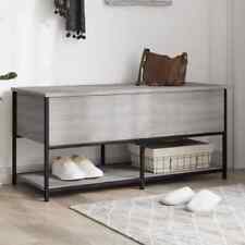 Storage Bench Grey Sonoma 100x42.5x47 cm Engineered Wood vidaXL