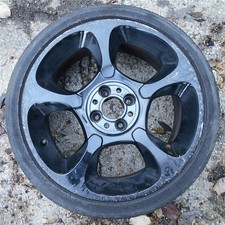 FIAT 500 ABARTH TURISMO ALLOY WHEEL AND TYRE 17" FOR REFURBISHING
