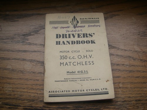 Matchless 350 ohv drivers - 350,