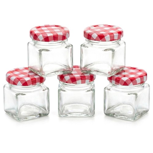 Small glass jars screw top - jars,