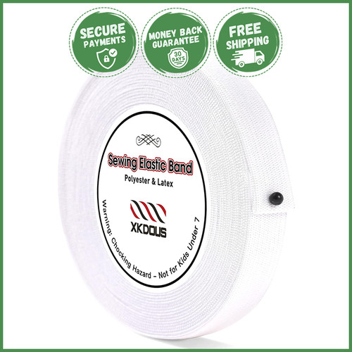 Sewing white elastic bands - elastic, 13
