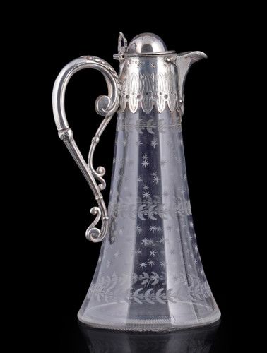 Beautiful antique claret - claret, jug