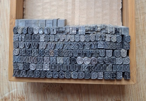 Metal letterpress printers - metal,
