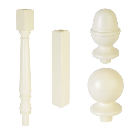 Colonial stair newel post - colonial,