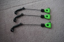 FOX MINI SWINGERS WITH ISOTOPES GREEN X3 USED COARSE FISHING TACKLE