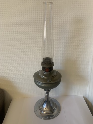 Vintage famos metal chrome oil - vintage,