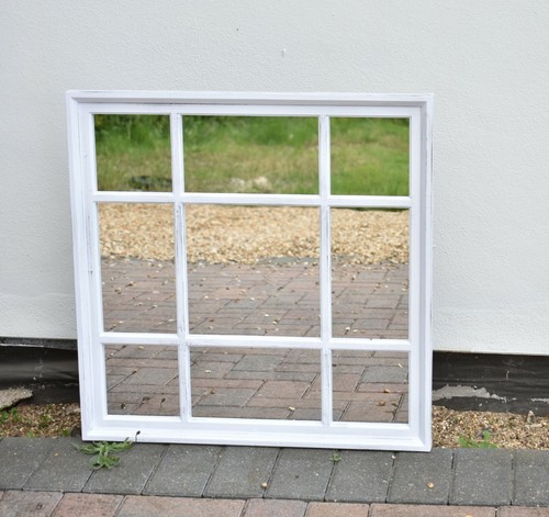 White window style wall - window,