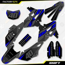 Gray & Blue Shift Polisport Restyle Graphics Kit fits Suzuki Drz400 Drz400sm